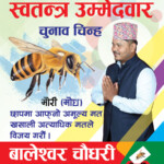 Election Banner Design in Nepali